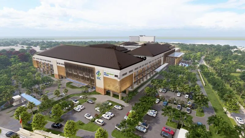 Hasil Akhir Pengecatan Pengecatan Baru Bali International Hospital Tahun 2025 oleh TukangCatBali.com